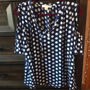 Michael Kors Cold Shoulder Top